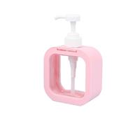 Dispensador con Bomba para Ducha 300/500Ml Kitchen Liquid Soap Dispenser Empty Pump Shampoo Bottle Dish Container Bathroom Shower(300ml Pink)