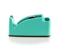 Dispensador con Cubilete de Sobremesa - Grande y muy Pesado con espacio para guardar tus útiles by Office Box (Turquesa)