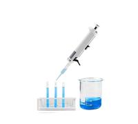 Dispensador continuo de pipetas 0,5 ml a Pipeta for creatividad ajustable Gotero Equipo laboratorio con punta,Resistente a productos químicos