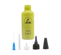 Dispensador de 65 ml, botella de disolvente, aguja a prueba de fugas, para eliminación de pegamentos, colofonia líquida para limpieza de equipos industriales electrónicos