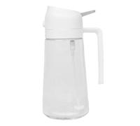 Dispensador de aceite con cepillo, dispensador de aceite de oliva de cristal para la cocina, botella dispensador de aceite 2 en 1 con pincel de silicona para cocinar, vinagre y dispensador de aceite