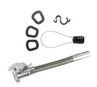 Dispensador de aceite de servicio vertedor de combustible, boquilla giratoria de 360°, boquilla de transferencia diésel de acero inoxidable a prueba de fugas para botes de metal de 5L/10L/20L, ideal