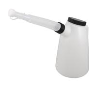 Dispensador de Aceite para Automóviles 4l Plástico Boquilla | Medidas Claras, Resistente al Calor, Cierre Seguro, Asa Ergonómica, para Taller Automotriz y Recarga