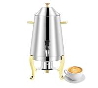 Dispensador de acero inless de 13 l, urna de café y servidor de jugo para fiestas, eventos y bufés, chafer eléctrico de bebidas calientes, ideal para catering y reuniones