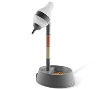 Dispensador de agua 2 en 1 para mascotas y comedero para mascotas, dispensador de agua de pie de plástico, sin BPA, dispensador de agua ajustable de gran capacidad para gatos y perros