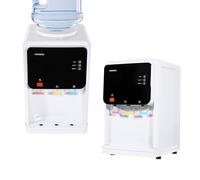 Dispensador de agua 500 W + 75 W, dispensador eléctrico de agua fría y caliente, 3 funciones, refrigerador y dispensador de agua para agua potable, dispensador de agua caliente para 3,5 l, 5 l, 10 l