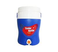 Dispensador de agua aislado: jarra de bebidas de doble temperatura con espiga, enfriador de bebidas de gran capacidad | Contenedor de líquido caliente y frío al aire libre para eventos deportivos, via