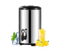 Dispensador de Agua Aislado,Jarra de doble pared con grifo | Dispensador de Café de Acero Inoxidable de Gran Capacidad para,para Bebidas Frías y Calientes Té Leche