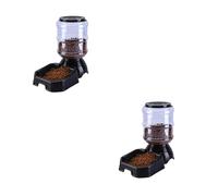 Dispensador de agua automático para alimentador, 3,8 L, gran capacidad para perros pequeños, cachorros, gatitos, fácil de alimentar y bebedero para perros