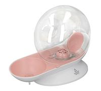 Dispensador de Agua automático para Mascotas en Forma de Caracol, Fuente de Agua para Gatos y tazón de Agua para Perros de Gran Capacidad de 2,8 L, Bebedero de Agua para Mascotas t (Rosa)