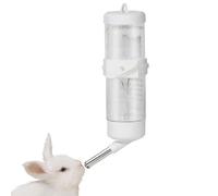 Dispensador de agua - Bebedero para jaula | Botella de agua para animales pequeños - Bebedero para mascotas para hámster, conejo, chinchilla, hurón, ardilla, accesorio de jaula fácil de instalar