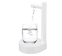 Dispensador de Agua, Bomba de Botella de Agua Eléctrica de Escritorio, Dispensador Automático de Agua Potable con Carga USB Portátil, Universal para Botella de 5 Galones Bomba (Blanco)