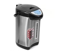 Dispensador de agua caliente, 5.8L, hervidor de agua de acero inoxidable, 750 W, termo con control de botones, depósito de agua para escuela, hogar, oficina, hotel (negro)