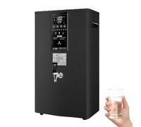 Dispensador de agua caliente comercial, caldera de agua de temperatura ajustable automática de 60 litros, revestimiento de acero inoxidable y pantalla LCD, para el hogar, oficina, té, café