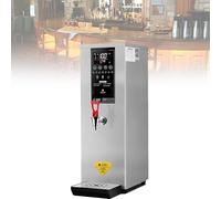 Dispensador de agua caliente eléctrico comercial profesional, temperatura ajustable, pantalla táctil LCD, gran caudal de 60 l/h, para té Boba, café, oficina, restaurante. Silver