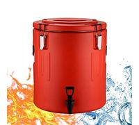 Dispensador de Agua Caliente, Termo Comercial de Acero Inoxidable con Aislamiento térmico, para Bebidas frías y Calientes, con Temporizador de 48 horas/30 litros.