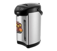 Dispensador de agua caliente Thermopot 4 litros tanque de agua de acero inoxidable hervidor de agua con función de conservación del calor, dispensador termo (negro)