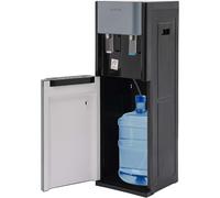 Dispensador De Agua Caliente Y Fría Eléctrico, De Carga Inferior para Botellas De 19 litros, 5 litros/Hora De Agua Caliente Y Fría, Diseño Independiente para Sala De Estar(Gray,Hot+Cold)