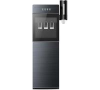 Dispensador de Agua Caliente y fría, Enfriador de Agua de Carga Inferior con luz indicadora de Botella vacía for Uso doméstico y de Office,01,Double Outlet