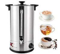 Dispensador De Agua Caliente Y Urna De Café Comercial Dispensador De Gran Capacidad De 8-45 L De Temperatura Ajustable De Acero Inoxidable De Doble Capa Para Catering Boda Oficina Fiesta R 25L/6.6Gal