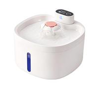 Dispensador de agua con boquilla de flores, fuente interior para mascotas con sensor de agua, depósito de ABS y ventana visible, fuente automática, estación de bebida, dispensador de detección de