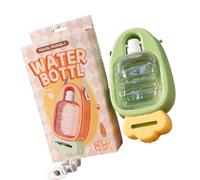 Dispensador de agua con temática de zanahoria para campamento de mascotas | Bebedero para perro con zanahoria, dispensador de excrementos integrado para uso diario, botella de agua de gran capacidad