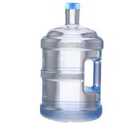 Dispensador de agua de 5 l/3 l, recipiente de agua para camping, cubo de agua mineral portátil con asa (azul, 3 l, 1 persona)