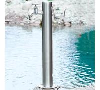 Dispensador de agua de acero inoxidable for exteriores, grifo for hidrante de jardín a prueba de heladas(Kit 4,20.5x86CM)