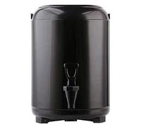 Dispensador de agua de acero inoxidable, tetera portátil caliente y fría con grifo para catering, oficina, hoteles y fiestas, gran capacidad