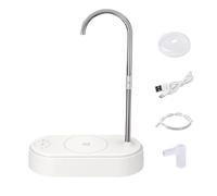 Dispensador de agua de escritorio - Bomba de jarra portátil automática eléctrica, dispensador de botellas de agua de escritorio con 1 operación táctil, bomba de bebida de encimera para oficina, hogar