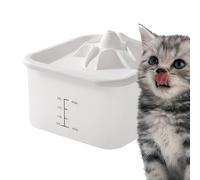 Dispensador de Agua de Gato, Fuente de Bebida para Gatos - Plato de dispensador de Agua de Carga USB silenciosa,Suministros de alimentación de Mascotas de Gran Capacidad, Tanque de Bebida de Animales