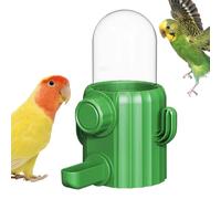 Dispensador de agua de pájaro, dispensador automático de (5,91 x 4,72 x 3,15 pulgadas) parrot Feeder, no spill Parakeet Drinker, Easy-Mount Bird Cage Accessory, Feeding Supply for Cockatiel
