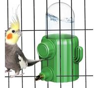 Dispensador de agua de pájaro, dispensador automático de (5,91 x 4,72 x 3,15 pulgadas) parrot Feeder, no spill Parakeet Drinker, Easy-Mount Bird Cage Accessory, Feeding Supply for Cockatiel