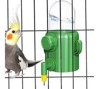 Dispensador de agua de pájaro, dispensador automático de (5,91 x 4,72 x 3,15 pulgadas) parrot Feeder, no spill Parakeet Drinker, Easy-Mount Bird Cage Accessory, Feeding Supply for Cockatiel