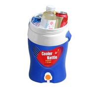 Dispensador de agua de refrigerador deportivo | Dispensador de bebidas frías y calientes con espiga | Jarra de refrigerador para acampar, beber jarra con mango para comercio de catering