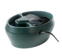 Dispensador de agua de reptil, fuente de bebida de reptiles | Fuente de bebida automática de tortugas de tortuga | Dispensador de agua de rana, tanque de alimentación 2-en-1-retil para serpiente, laga