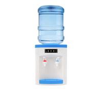 Dispensador de agua, dispensador de agua caliente y fría, 4 estaciones, ahorro de energía, 0,55 kWh/24h, ahorra espacio 10 x 9 x 12 pulgadas, higiene de acero inoxidable, oficina, cocina, dormitorio