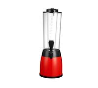 dispensador de agua Dispensador de bebidas de 2,5 l, perfecto for fiestas, uso como dispensador de alcohol, agua, limonada y más torre de cerveza for fiestas bebidas(Rot)