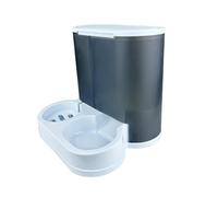 Dispensador de agua doble para perros, comedero de alimentos, cuencos automáticos para mascotas, suministro de alimentación de gran capacidad para mascotas