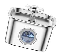 Dispensador de agua eléctrico de 2,6 L/2,494.8 g, cuenco de riego automático para mascotas, fuente de agua para gatos, perros, suministro de riego para perros