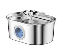 Dispensador de agua eléctrico de 2,6 L/2,494.8 g, cuenco de riego automático para mascotas, fuente de agua para gatos, perros, suministro de riego para perros