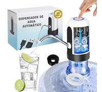 Dispensador de Agua Eléctrico. Dispensador Eléctrico para Garrafas de Agua Fría. Bomba de Agua. Grifo Eléctrico Portátil para Botellas. Dosificador con Adaptador. USB-C. 5.7L, 10L, 11.3L, 15L, 18.9L