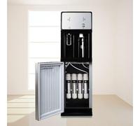 Dispensador de Agua filtrada con Unidad de alimentación de Red, Filtro de Agua de 4 etapas con indicador de escasez de Agua, dispensador de Agua fría filtrada, Kit de instalación, dispensador