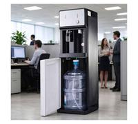 Dispensador De Agua for Garrafas, Dispensador De Agua De Carga Inferior | Enfriador De Agua Embotellada Fría/Caliente, Se Calienta En 3 Segundos, for Comercial(3 Temperature Settings White)