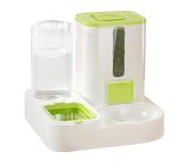 Dispensador de Agua for Perros, comedero automático for Gatos Gran Capacidad, dispensador Reutilizable for, Bebedero for(Green)