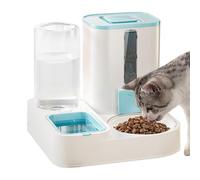 Dispensador de Agua for Perros | Comedero automático Gran Capacidad for Gatos, dispensador Reutilizable(Azul)