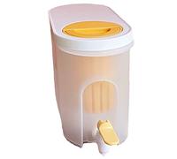 Dispensador de agua fría con sello de silicona, refrigerador de 3,9 l, hervidor de agua fría con grifo, hervidor de agua fría de doble filtración para el hogar, cocina, bebidas (Blanca)