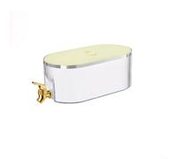 Dispensador de agua fría de 5.3 L con grifo, jarra de jugo grande para refrigerador, contenedor de bebidas a prueba de fugas para fiesta en casa, picnic, material de polipropileno, boca ancha para