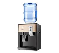 Dispensador de agua fría y caliente de 4,5 a 18,9 L, compacto, de sobremesa, enfriador y calentador. Calienta rápidamente en 6 minutos y enfría en 40 minutos. Revestimiento seguro. Ideal para oficin