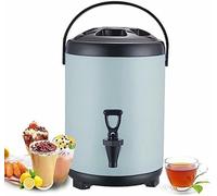 Dispensador De Agua Fría Y Caliente De Acero Inoxidable Con Grifo, Mango Portátil Para Catering, Oficina, Hoteles, Fiesta - Sellado De Gran Capacidad